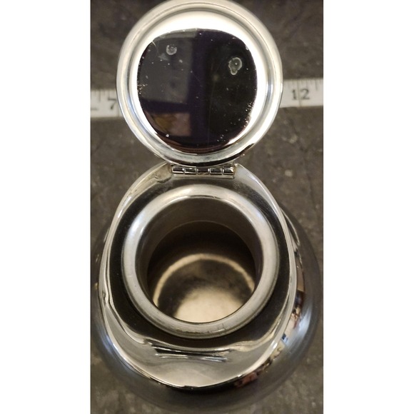 Vintage Stanley It Will Not Break Coffee Server Carafe Pitcher 1958 USA Chrome - Picture 3 of 7